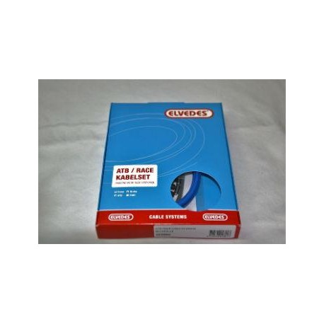 Kit cable freno +  funda color azul