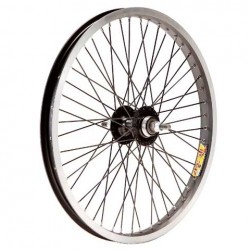 Rueda 20" trasera ZAC BMX con tuercas 14mm 1v