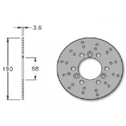 Disco freno Delantero Aprilia Area 51