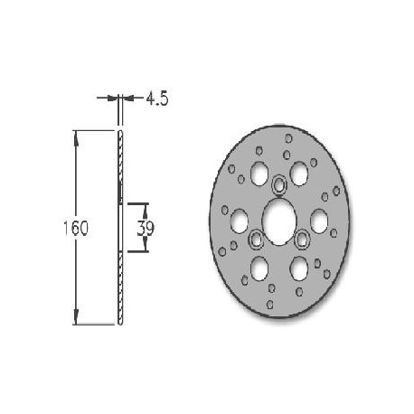 Disco freno Delantero Honda SFX-50/SXR-50