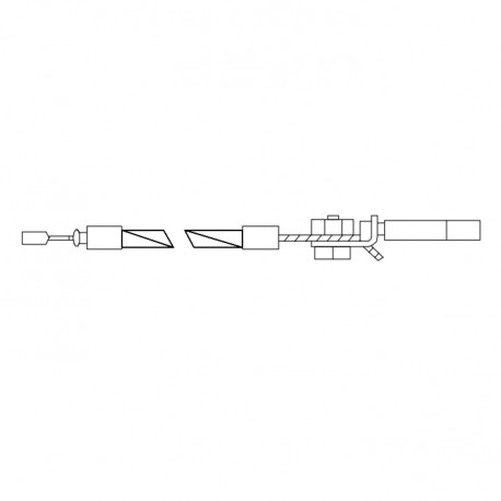 Conjunto cable Sturmey Trigger cable negro 1570x1420 mm