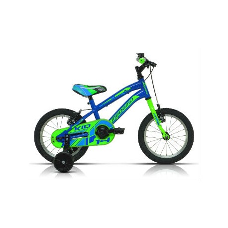 Bicicleta Megamo 14" KID boy azul/verde