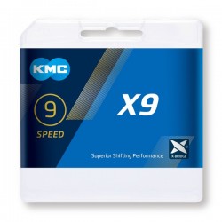 Cadena bicicleta  9 velocidades KMC X9-73