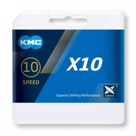 Cadena bicicleta 10 velocidades KMC X10-73