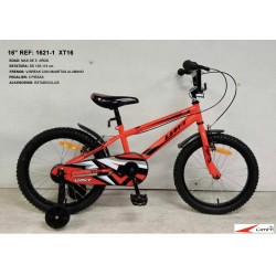 Bicicleta UMIT infantil 16" color naranja