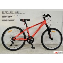 Bicicleta UMIT infantil 24" color naranja
