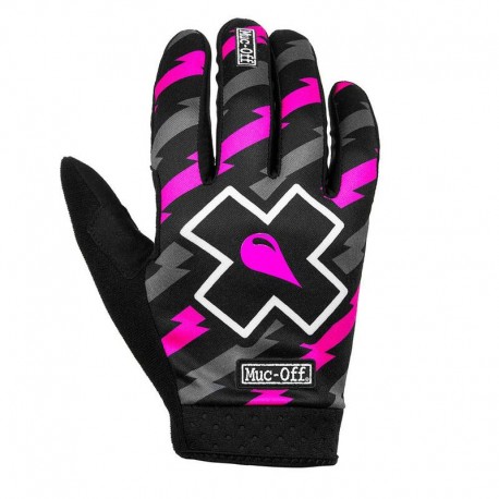 Guantes bicicleta largos MUG-OFF  Rosa/Negro Talla M