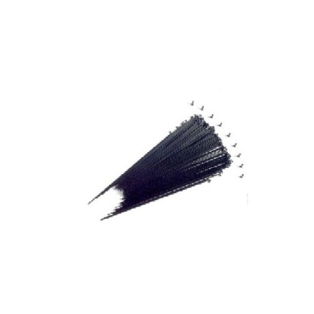 Radio largo 266x2mm bicicleta pintados negro