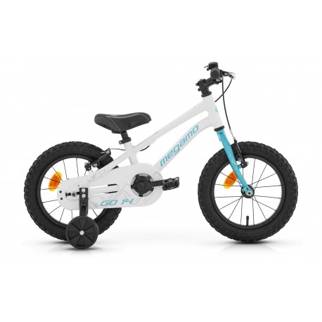 Bicicleta Megamo 14"  GO boy azul/verde