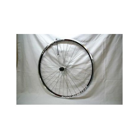 Rueda trasera medida 28" 8/9v.llanta aluminio negra