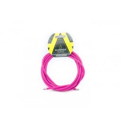 Funda de cable acero laminado color rosa