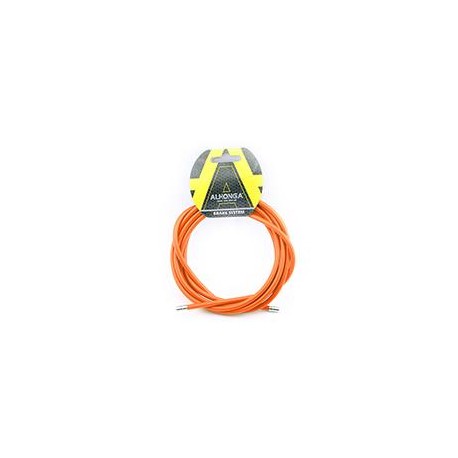 Funda de cable acero laminado color naranja