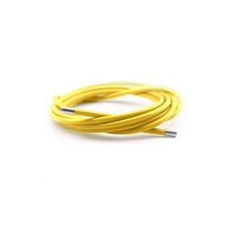 Funda de cable acero laminado color amarillo